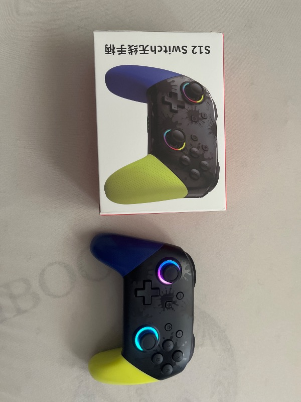 Switch Ns Pro Controller Uyumlu Rgb Işıklı Gamepad – Pc / Android / Ios S12 Model