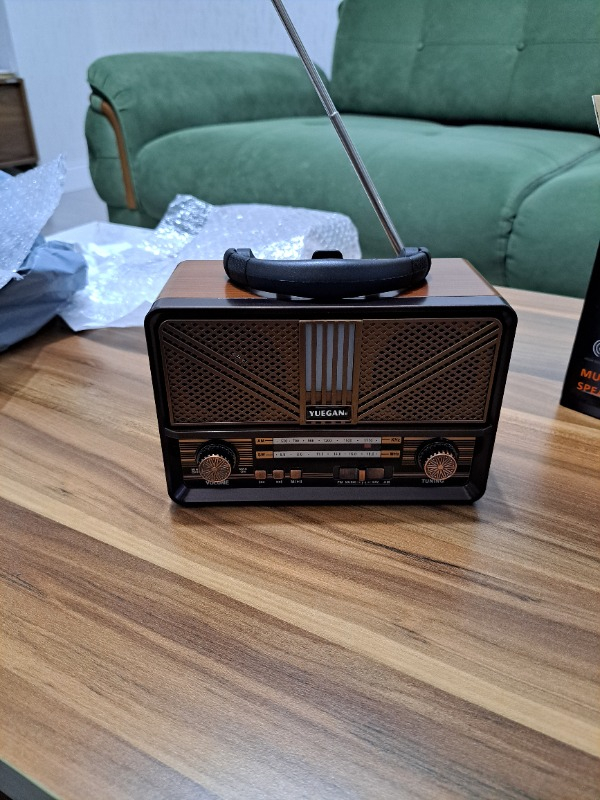 Everton honey Rt-301 Nostalji Bluetooth Şarjlı Radyo Usb Sd Mp3 Player