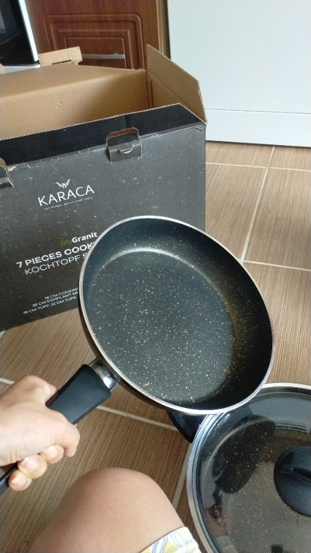 Karaca Biogranit Blackgold 7 Parça Tencere Seti