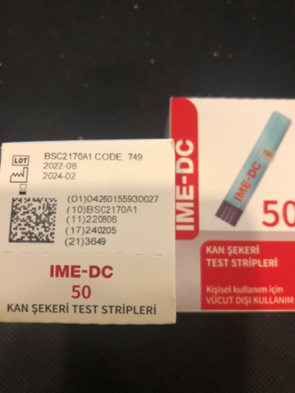 Ime-Dc Ölçüm Strip Çubuğu 50 Adet