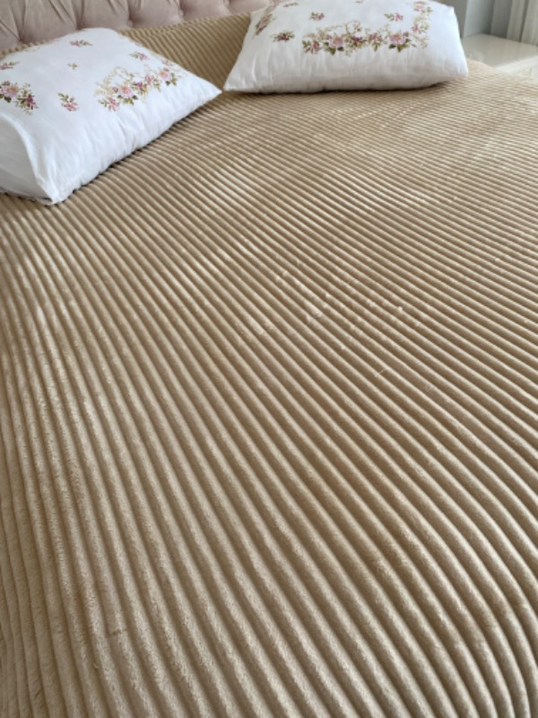 Yataş Bedding Holly Wellsoft Battaniye Çift Kişilik - Ekru