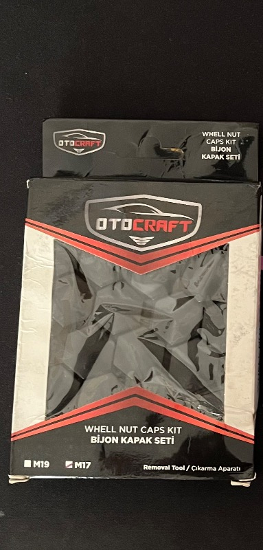 Oto Craft Bijon Kapağı 17 mm Siyah 20 Adet