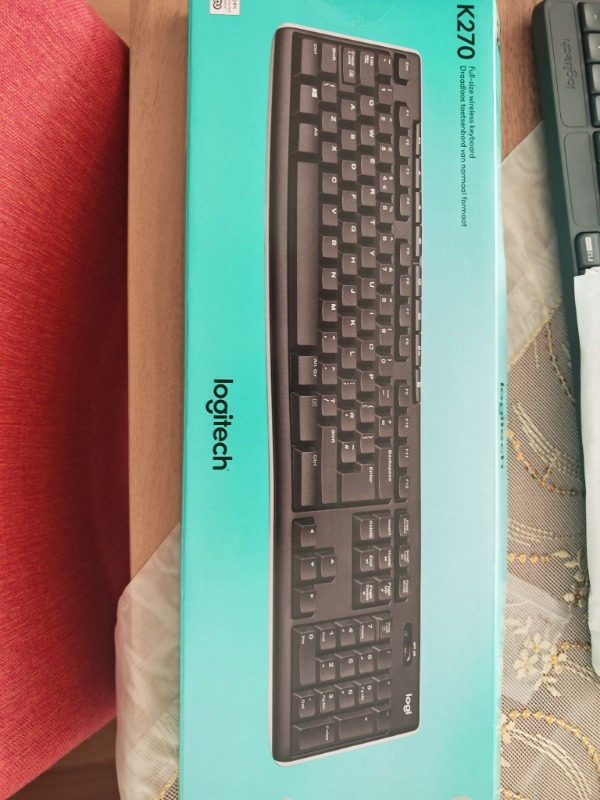 Logitech K270 Tam Boyutlu Kablosuz Türkçe Klavye - Siyah