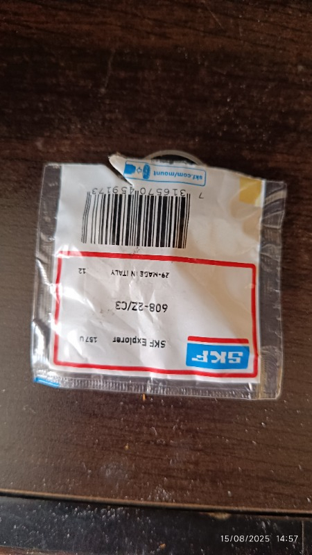Skf 608 Zz Minyatür Rulman 8X22X7