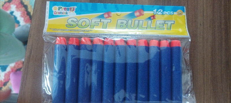 Prestij Oyuncak Soft Bullet Yedek Köpük Mermi