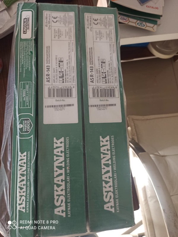 Askaynak 2.50MM Elektrod (100'LÜ Paket)