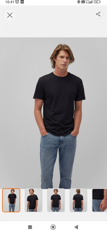 Mavi Stretch Siyah Basic Tişört 061747-900