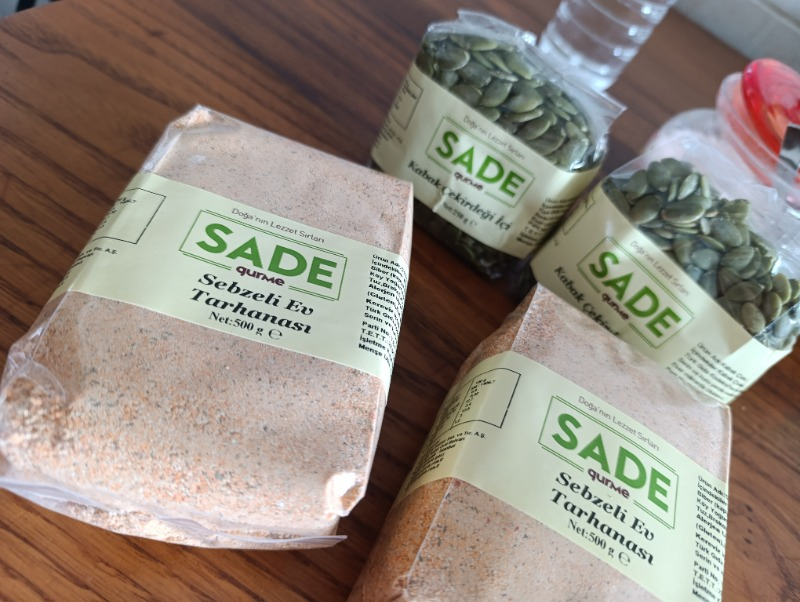 Sade Organik Sade Kabak Çekirdeği İçi 250 gr