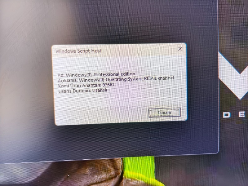 Microsoft Windows 11 Pro Key Dijital Lisans Anahtarı - 2025 Key