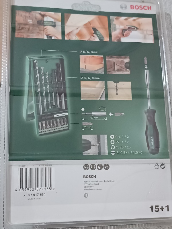 Bosch X-Line 15+1 Vidalama&matkap Ucu Seti