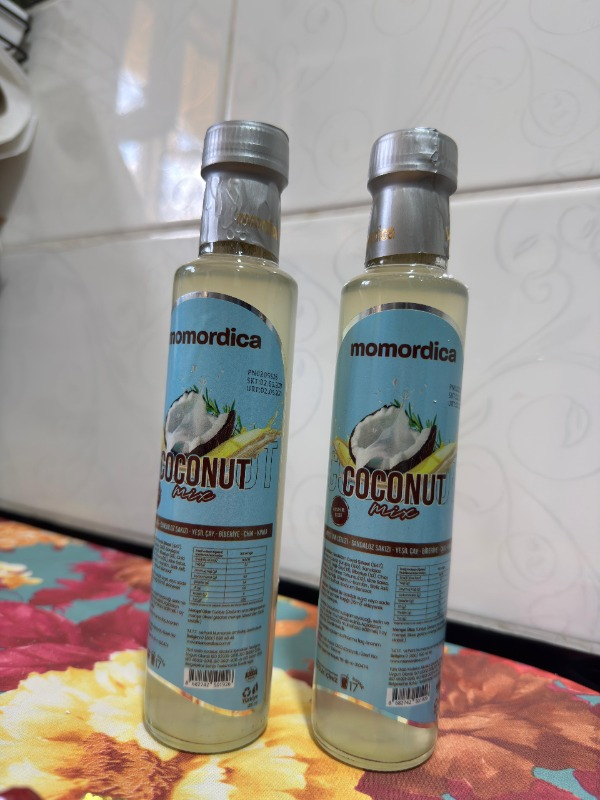Momordica Coconut Mix - 250 ml Şurup, Hindistan Cevizi Aroma ve Doğal Tatlandırıcı İçerir