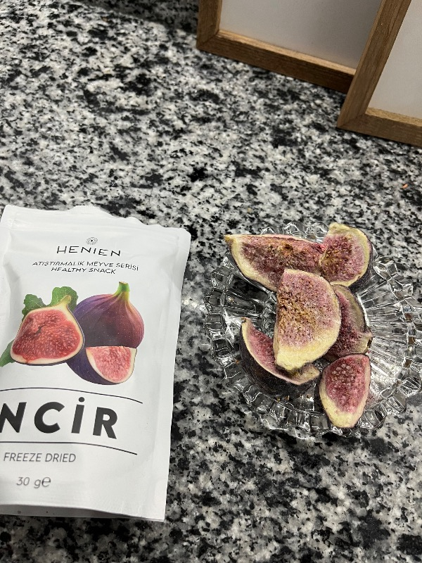 Henien Dondurularak Kurutulmuş İncir 30 Gr - Koruyucu ve Katkı Maddesi İçermeyen Freeze Dried İncir
