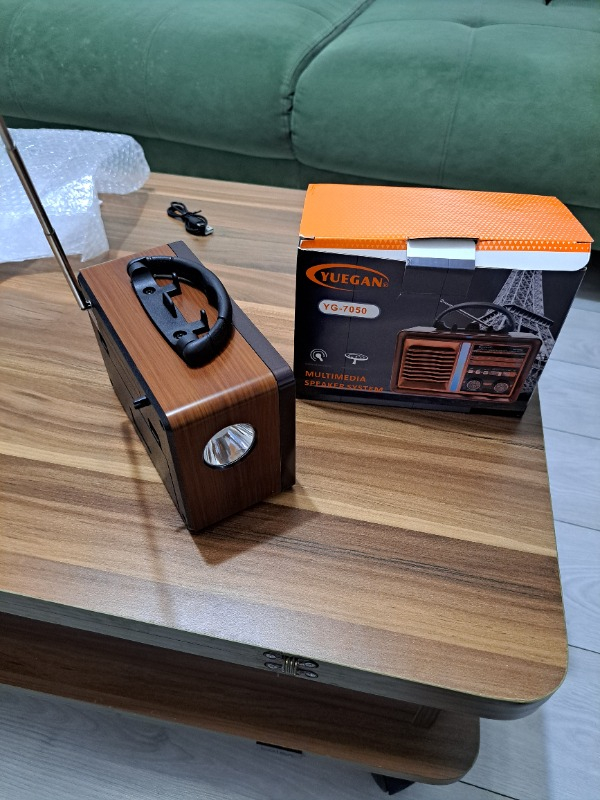Everton honey Rt-301 Nostalji Bluetooth Şarjlı Radyo Usb Sd Mp3 Player