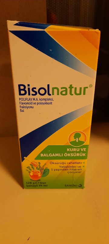 Bisolnatur Doğal İçerikli Öksürük Şurubu - Kuru ve Balgamlı Öksürükte Rahatlama