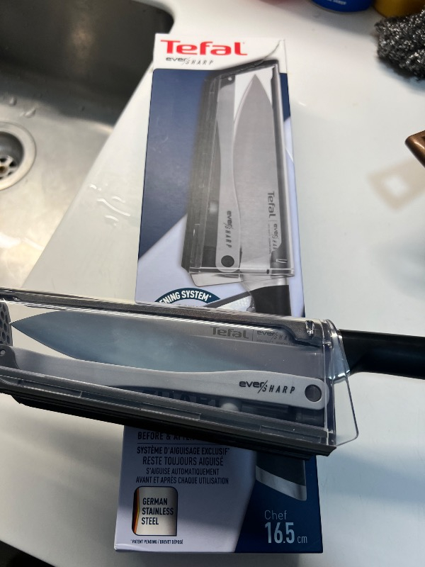 Tefal K25690 Ever Sharp Bileyicili Şef Bıçağı 16,5 cm - 2100119195