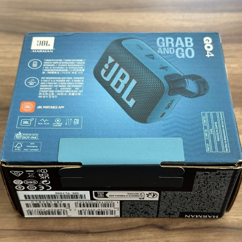 Jbl Go4, Bluetooth Hoparlör, IP67, Mavi