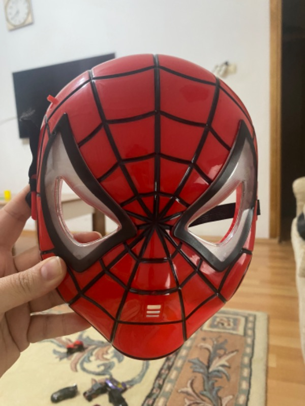 Boncuk Avm Işıklı Örümcek Adam Maskesi Spiderman Maskesi