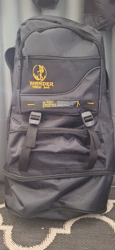 Wander Körüklü Dağcı Outdoor Siyah Sırt Çantası