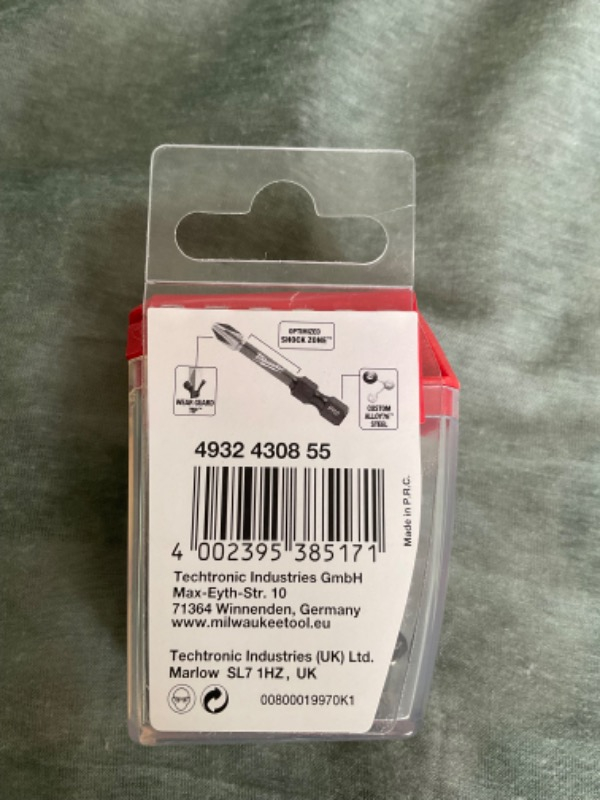 Milwaukee Bits Uç Ph2 50 mm 10'lu Paket Shockwave