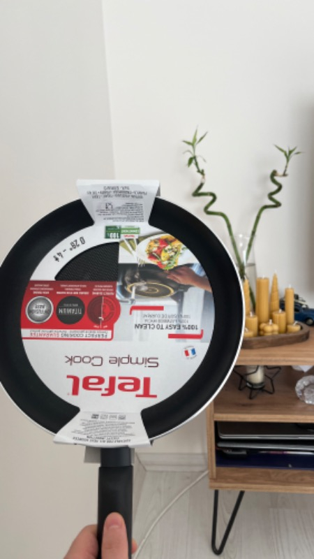 Tefal B55606 Titanyum 1X SimpleCook Tava 28 cm - 2100118537