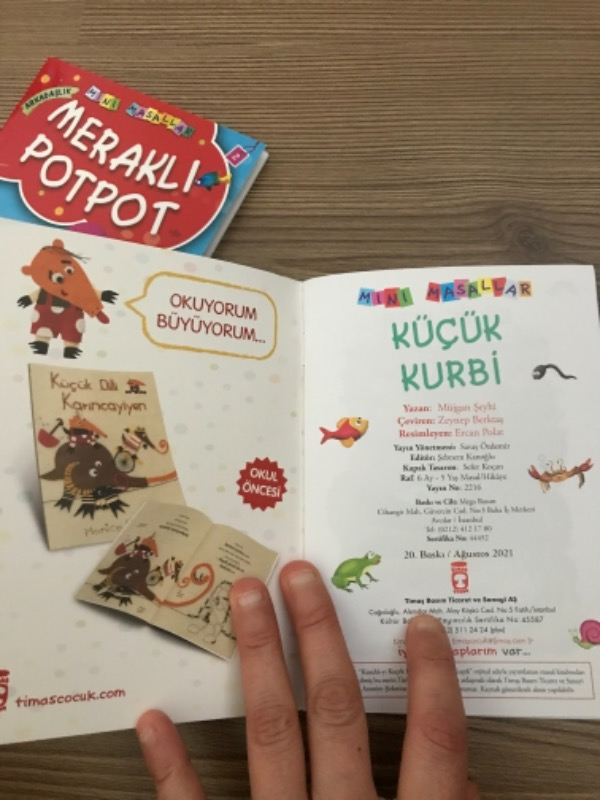 Mini Masallar Seti 1 (10 Kitap) - Müjgan Şeyhi