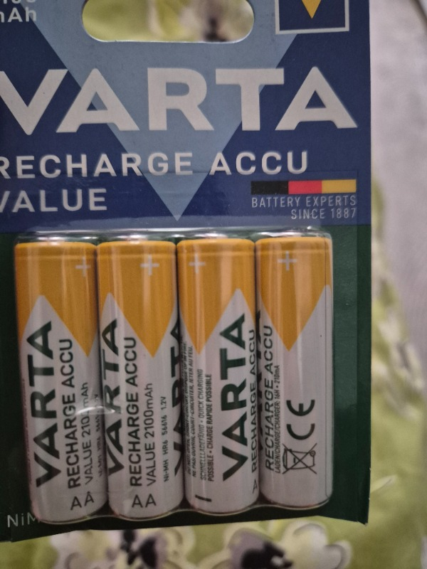 VARTA 2100mAh AA Şarj Edilebilir 4'lü Pil