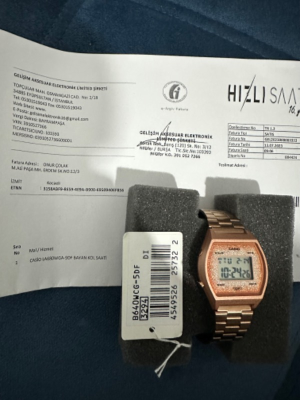 Casio LA680WGA-9DF Digital Kadın Kol Saati