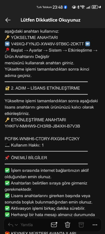Microsoft Windows 11 Home Dijital Lisans Anahtarı Kalıcı Key Ömür Boyu 1 Kullanıcı İçin