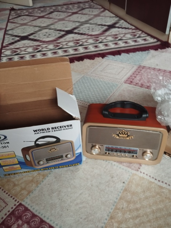 Everton honey Rt-301 Nostalji Bluetooth Şarjlı Radyo Usb Sd Mp3 Player