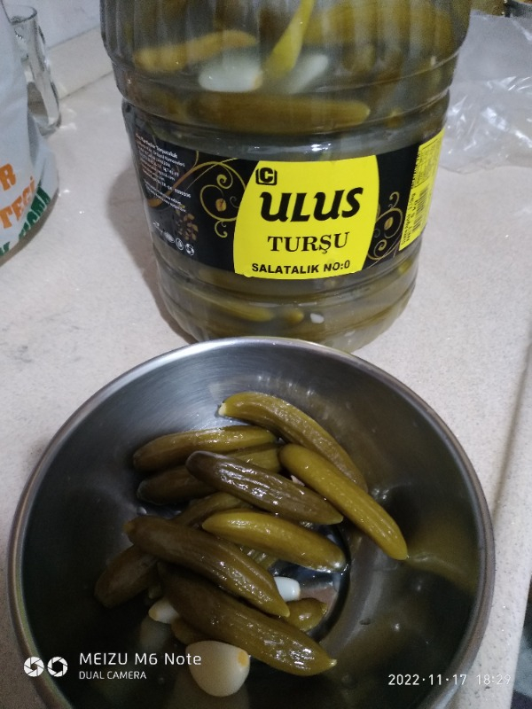 Ulus Turşu Çubuk Salatalık 0 Numara 5 kg
