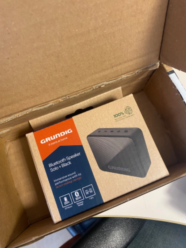 Grundig Solo+ Bluetooth Hoparlör Siyah