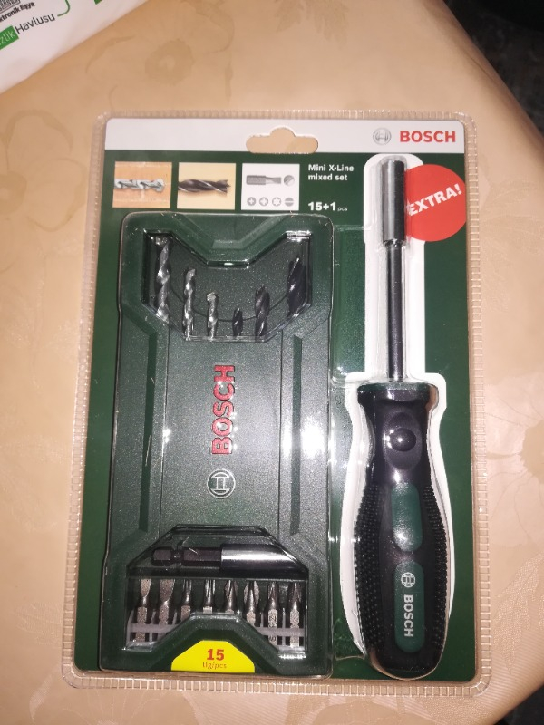 Bosch X-Line 15+1 Vidalama&matkap Ucu Seti