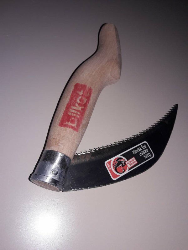 Badem10 Bilkat Katlanır Akrep Dişli Bağ Ayçiçek Budama Bıçkısı 28 cm