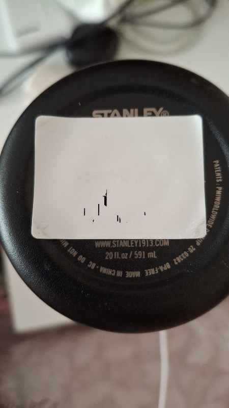 Stanley  The Aerolight 0.60 Litre Termos Bardak Siyah Renk