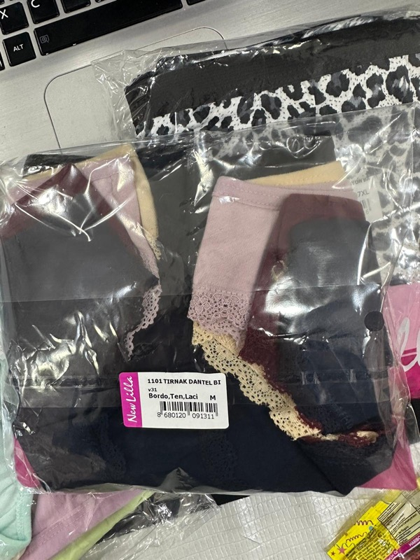 New Lilla 1101 Bikini Kadın T. Dantelli Külot Paketi