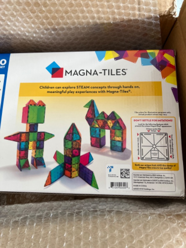 Magna-Tiles Clear Color 100 Parça