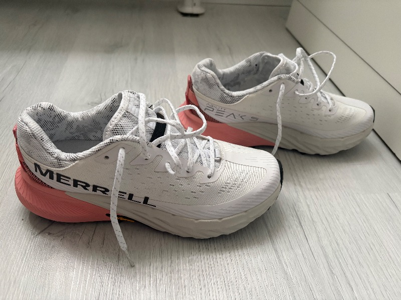 Merrell Agılıty Peak 5 J068374 Kadın Koşu Ayakkabısı - Beyaz