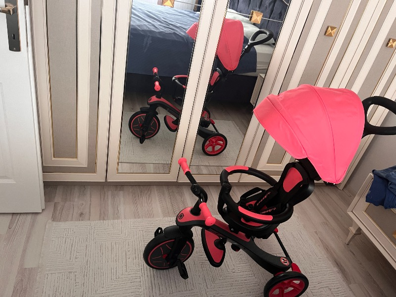 Globber Explorer 4in1 Trike Bisiklet - Pembe