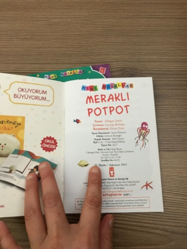 Mini Masallar Seti 1 (10 Kitap) - Müjgan Şeyhi