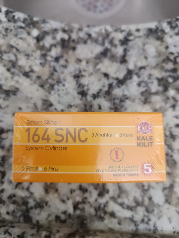 Kale 164/SNC Bilyalı Barel - Çelik Kapı Göbeği - 68MM