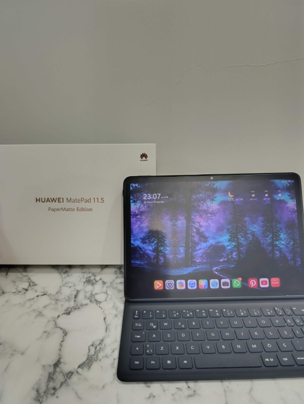 Huawei Matepad 11.5" Papermatte Edition 8GB 256GB Uzay Grisi + Klavye