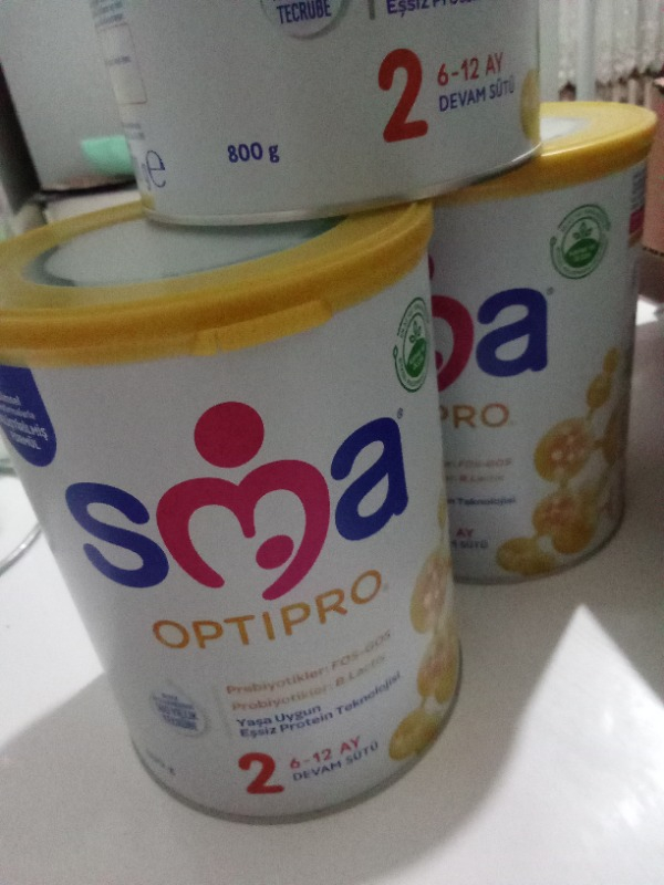 SMA Optipro Probiyotikli 2 6-12 Ay Bebek Sütü 800 gr x 3 Adet