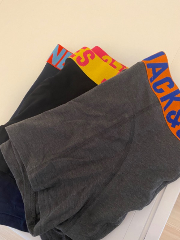 Jack & Jones Jaccrazy Solıd Trunks 3 Pack Noos Erkek Siyah Boxer 12151349-Black