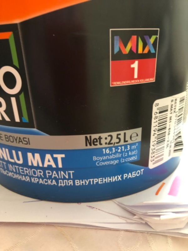 Fawori Silikonlu Mat İç Cephe Boyası 3.5 Kg