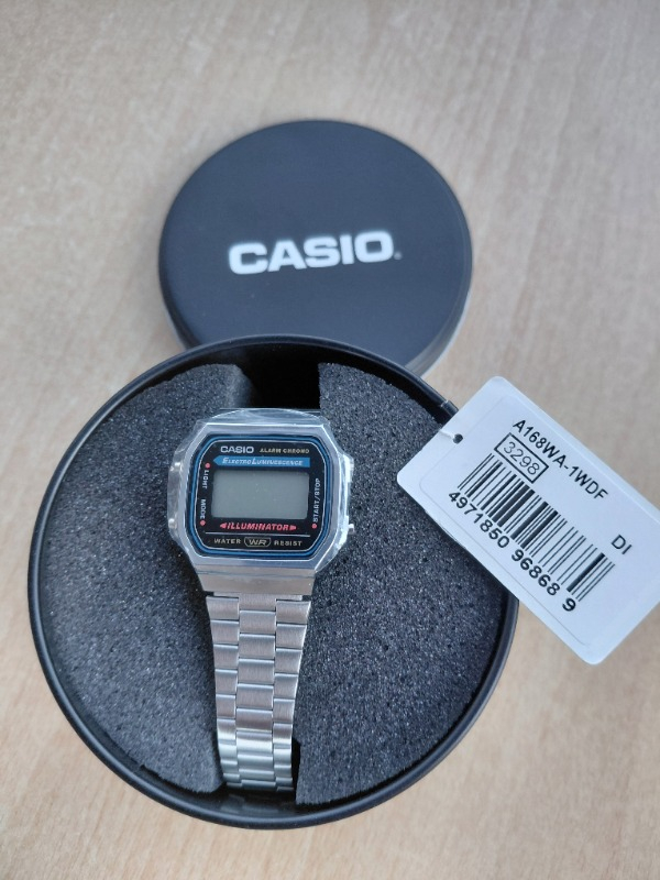 Casio kol saati A168WA-1WDF
