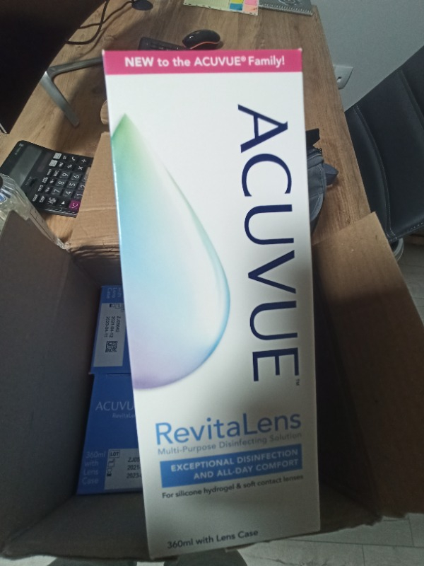 Acuvue Revitalens Solüsyonu 360 ml 4 Kutu