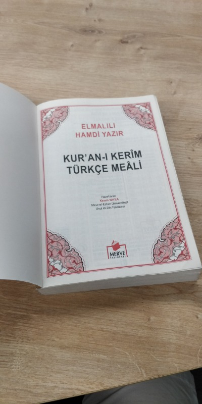 Kuranı Kerim Metinsiz Yüce Meali Orta Boy - Elmalılı Hamdi Yazır