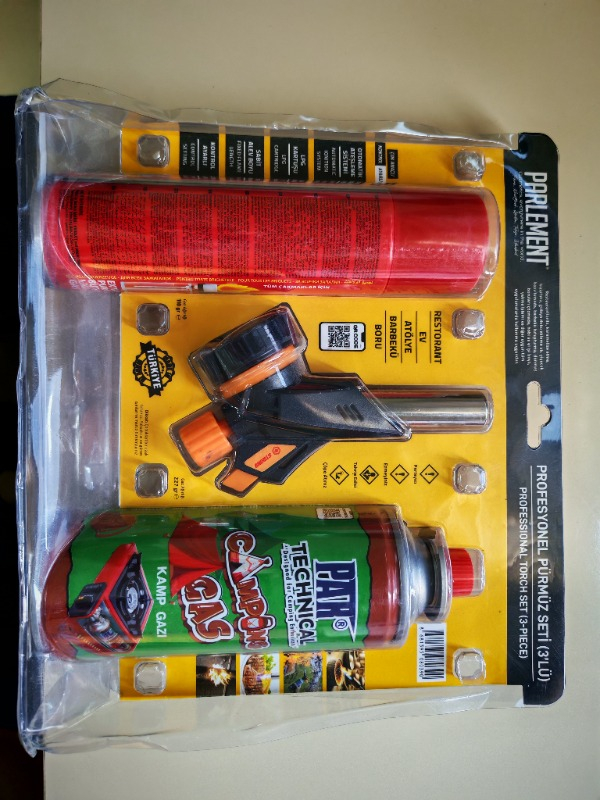 Orcamp Kamp Ocağı Kendinden Çakmaklı Pürmüz Seti 227 gr Gaz Kartuşlu Taşınabilir Outdoor Kullanım