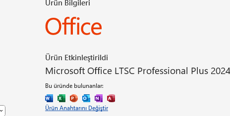 Microsoft Office 2024 Pro Plus Dijital Lisans Anahtarı - 2025 Key ve Ürün Anahtarı