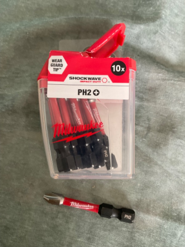 Milwaukee Bits Uç Ph2 50 mm 10'lu Paket Shockwave